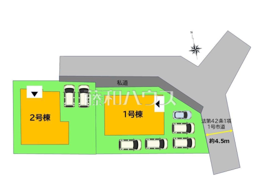 全体区画図　【福岡市早良区梅林７丁目】