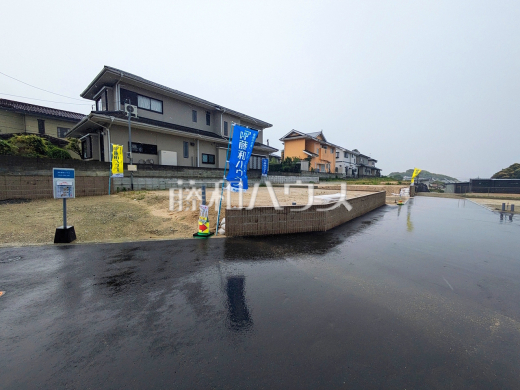 接道状況および現場風景　【福岡市早良区梅林７丁目】