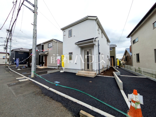 2号棟　接道状況および現場風景　【府中市清水が丘３丁目】