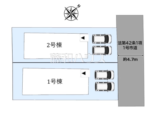 全体区画図　【福岡市博多区月隈６丁目】