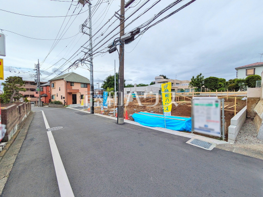 接道状況および現場風景　【東村山市廻田町３丁目】