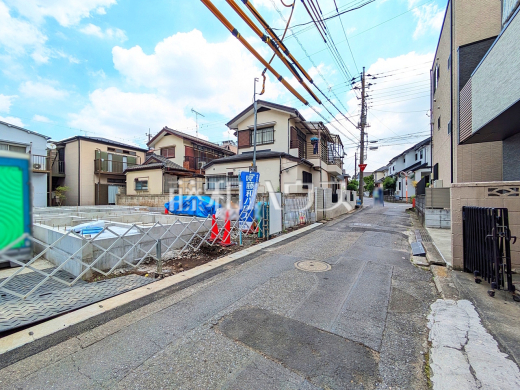 接道状況および現場風景　【和光市白子２丁目】