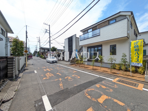 接道状況および現場風景 【小金井市桜町2丁目】