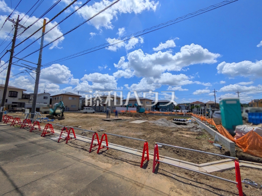 ≪現地外観≫家族構成や生活スタイルに合わせてセミオーダーで建築可能【府中市是政６丁目】