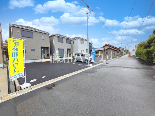 接道状況および現場風景 【春日井市花長町1丁目】