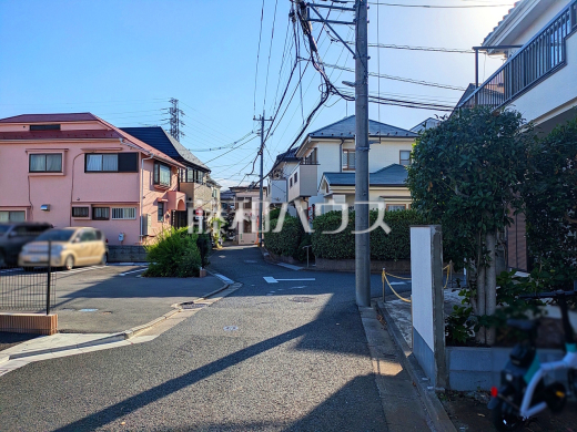 接道状況および現場風景　【練馬区西大泉５丁目】