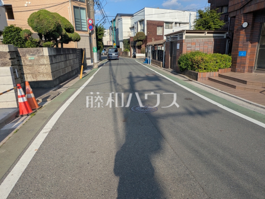 接道状況および現場風景　【練馬区下石神井３丁目】