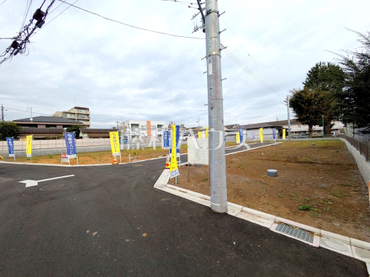 接道状況および現場風景 【府中市本宿町1丁目】