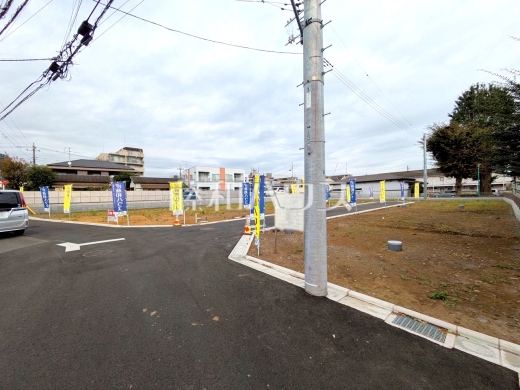 接道状況および現場風景 【府中市本宿町1丁目】