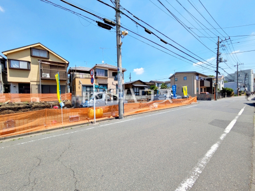 接道状況および現場風景　【小平市上水南町２丁目】