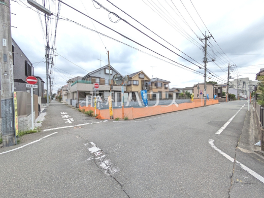 接道状況および現場風景　【小平市上水南町２丁目】