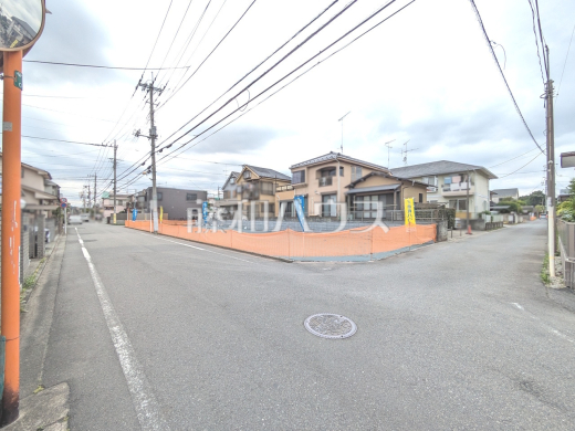 接道状況および現場風景　【小平市上水南町２丁目】