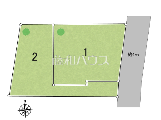 全体区画図　【小平市喜平町１丁目】
