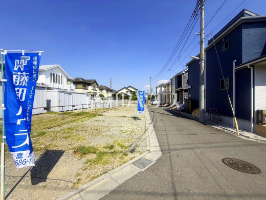 接道状況および現場風景　【調布市深大寺北町６丁目】