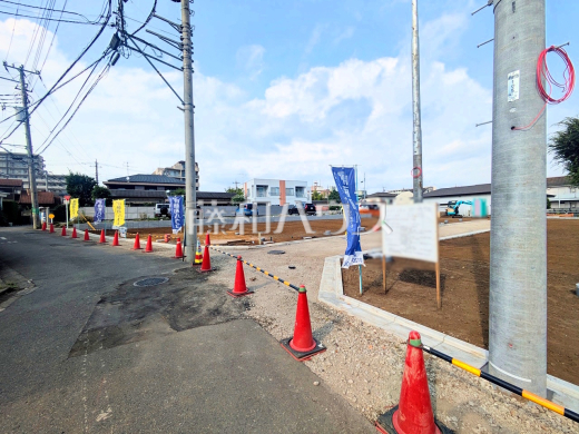 接道状況および現場風景 【府中市本宿町1丁目】