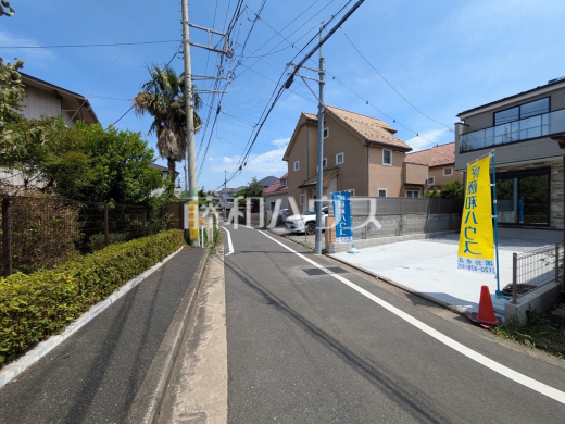 接道状況および現場風景　【国分寺市東元町２丁目】