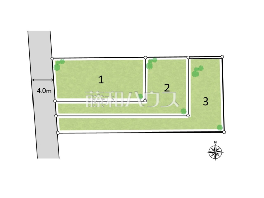 全体区画図　【小金井市貫井北町３丁目】