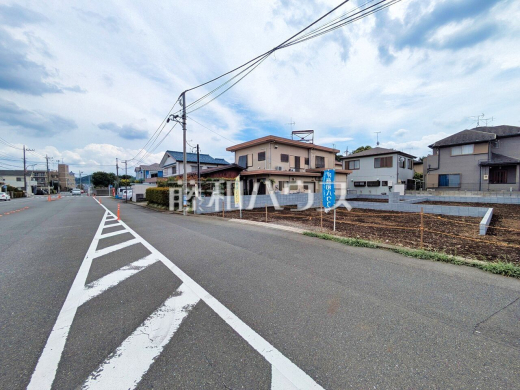 接道状況および現場風景 【日野市東豊田2丁目】