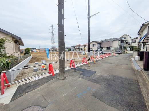 接道状況および現場風景　【東村山市恩多町５丁目】