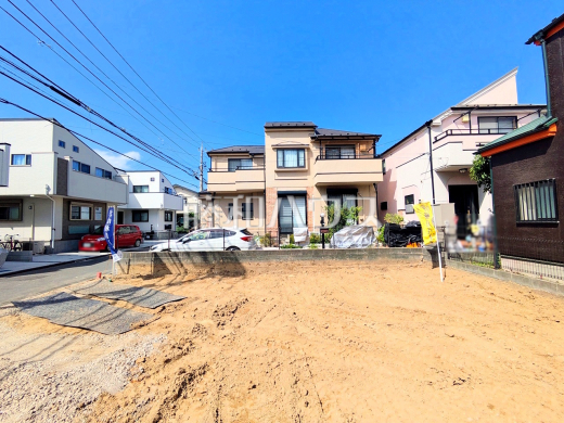 ≪現地外観≫南向きバルコニーのあるプラン！洗濯物もよく乾きます♪【府中市四谷１丁目】