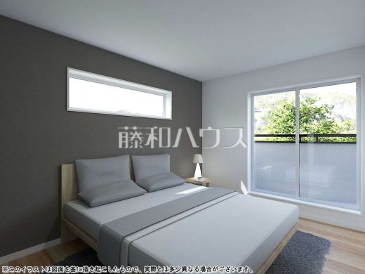5号地　建物プラン例（パース・内観）　【東久留米市下里１丁目】　　
[参考プラン] 
建物価格：2,046万円（税込）　建物面積：89.84m&sup2;