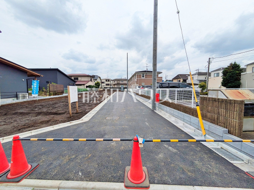 接道状況および現場風景　【東久留米市本町４丁目】