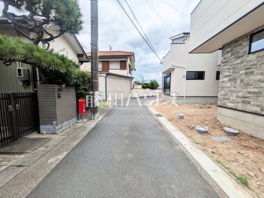接道状況および現場風景　【春日井市如意申町２丁目】