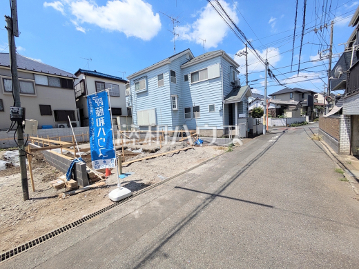 接道状況および現場風景　【西東京市向台町４丁目】