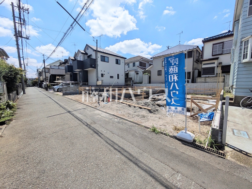接道状況および現場風景　【西東京市向台町４丁目】