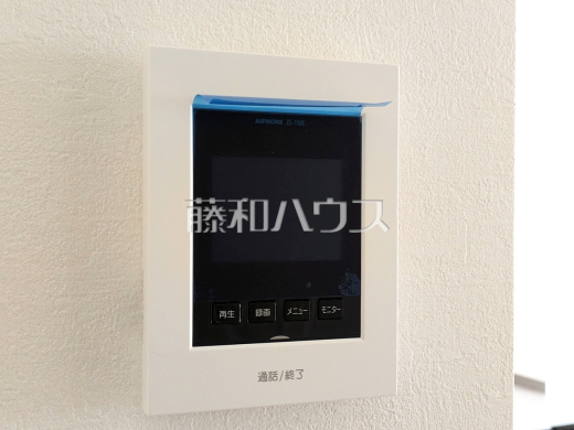 TVモニター付インターフォン　【新座市野火止３丁目】　防犯に役立つTVモニター付インターフォン
