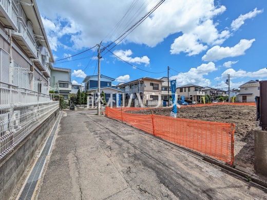 接道状況および現場風景 【小金井市貫井南町2丁目】