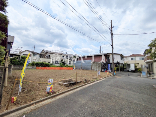 2号地 接道状況および現場風景 【狛江市岩戸南3丁目】