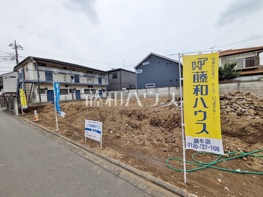接道状況および現場風景　【調布市調布ケ丘４丁目】
