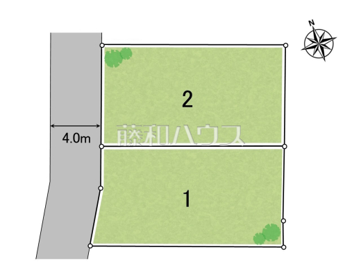 全体区画図　【日野市大字石田】