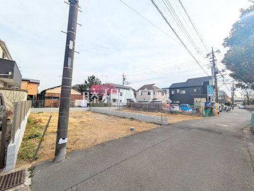 接道状況および現場風景　【日野市大字石田】
