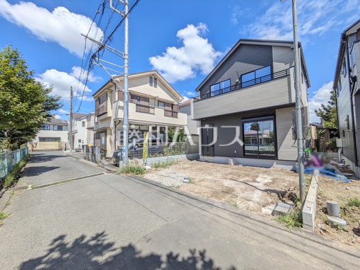 接道状況および現場風景　【日野市大字石田】