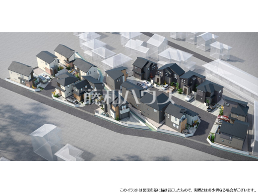 完成予想図（外観）　【国立市谷保】