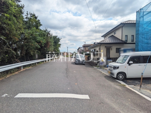 接道状況および現場風景　【春日井市坂下町３丁目】
