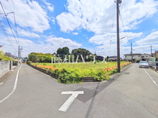接道状況および現場風景　【調布市東つつじケ丘３丁目】