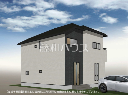 ≪完成予想図・外観パース≫    戸建住宅が立ち並ぶ住宅地。静かな時間の流れ。ゆっくりと傾きを変えていく陽の光が清楚な家々を色鮮やかに演出してくれます。 東久留米市新川町１丁目】　
[参考プラン] 
建物価格：1,800万円（税込）　建物面積：98.12m&sup2;