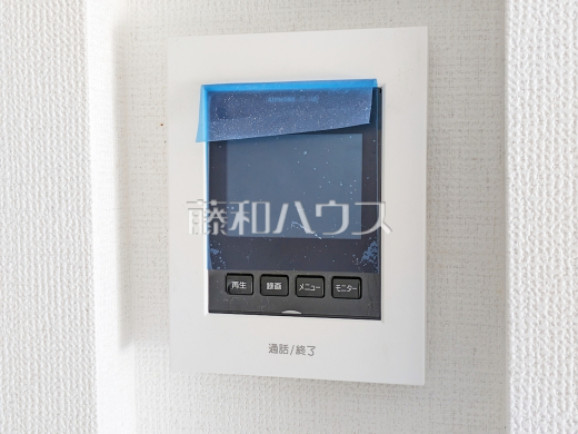 1号棟　TVモニター付インターフォン　【うるま市勝連平安名】　防犯に役立つTVモニター付インターフォン
