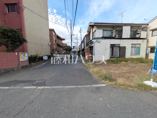 接道状況および現場風景 【中野区沼袋3丁目】