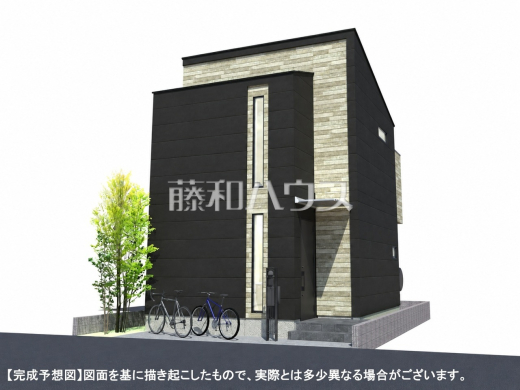  建物のプレゼンをさせていただきますので、実際の完成イメージを思い描いていただくことができます。お気軽にお問合せ下さい。  【東久留米市金山町2丁目】　
[参考プラン] 
建物価格：1,500万円（税込）　建物面積：54.86m&sup2;