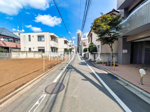 接道状況および現場風景　【西東京市ひばりが丘１丁目】
