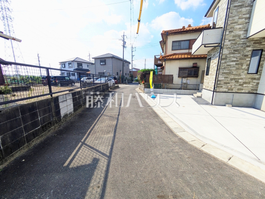 接道状況および現場風景　【春日井市牛山町】