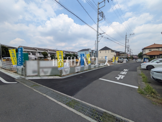 接道状況および現場風景　【日野市三沢】