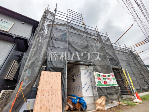 1号棟　外観　【西東京市中町６丁目】 ここに住む方を想像して、着々と建築しております！ 