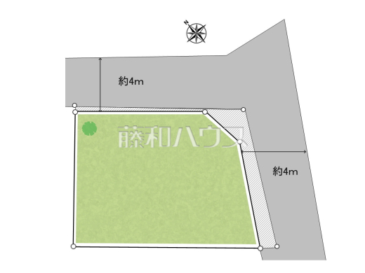 区画図　【杉並区成田西１丁目】