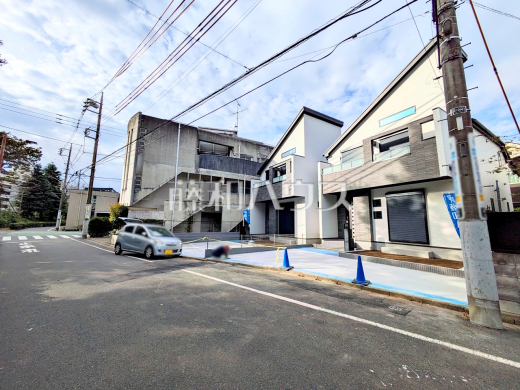 接道状況および現場風景 【三鷹市新川4丁目】