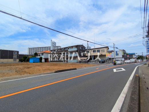 接道状況および現場風景　【朝霞市膝折町２丁目】